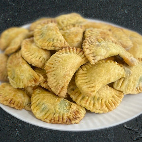 Halloumi Pies (Halloumopites) Platter