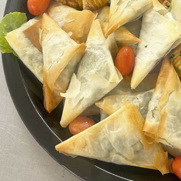Spinach & Feta Platter (Spanakopites)